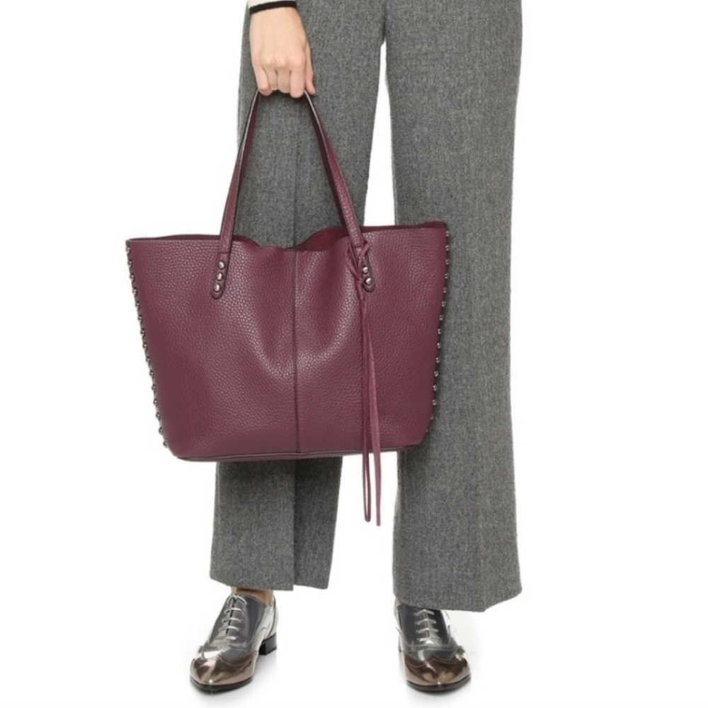 Rebecca Minkoff Pebbled Leather Unlined Tote Bag
